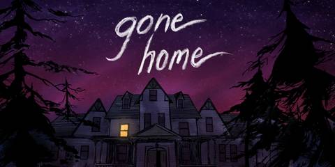 The title screen from Gone Home 