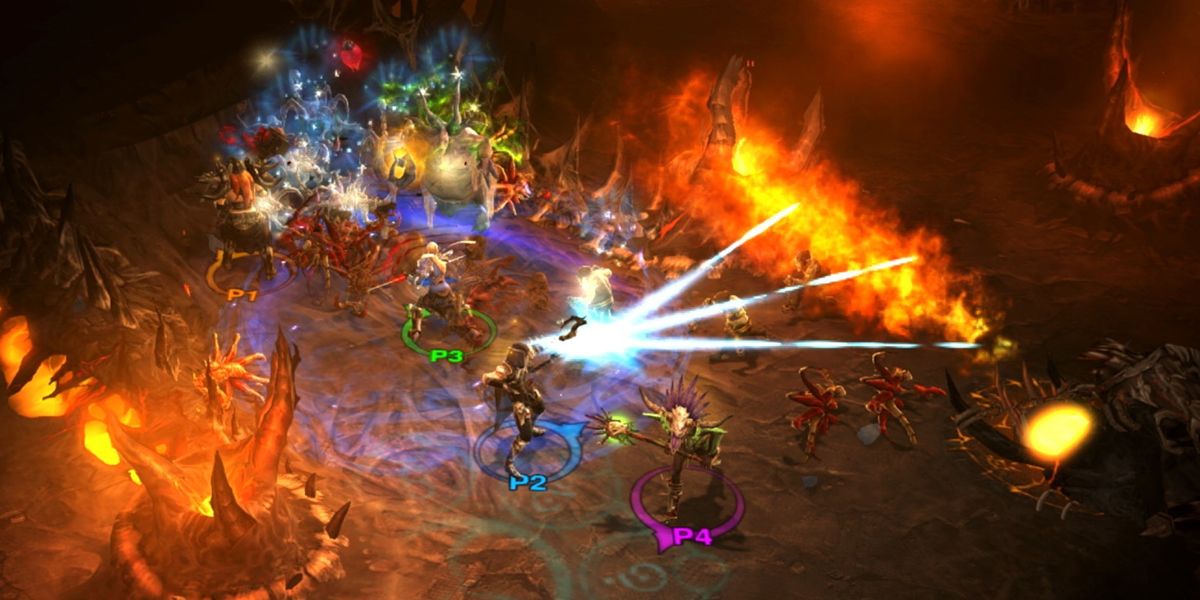 Diablo 3 Casting Elemental Spells Against Mobs