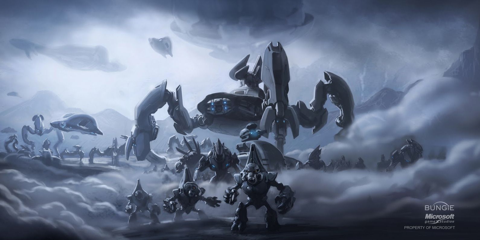 Concept Art of Halo's The Covenant