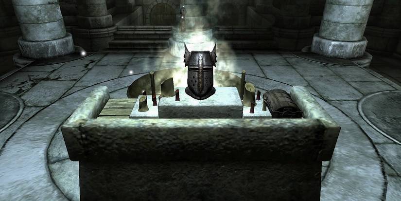 Helm Of The Crusader From The Elder Scrolls IV Knights Of The Nine