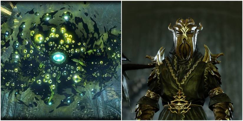 Hermaeus Mora & Miraak From The Elder Scrolls V Dragonborn