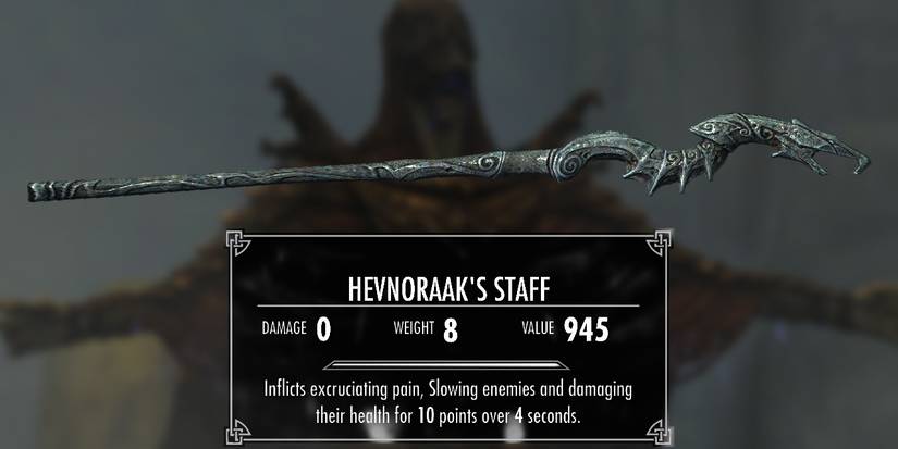 Hevnoraak's Staff From The Elder Scrolls V Skyrim