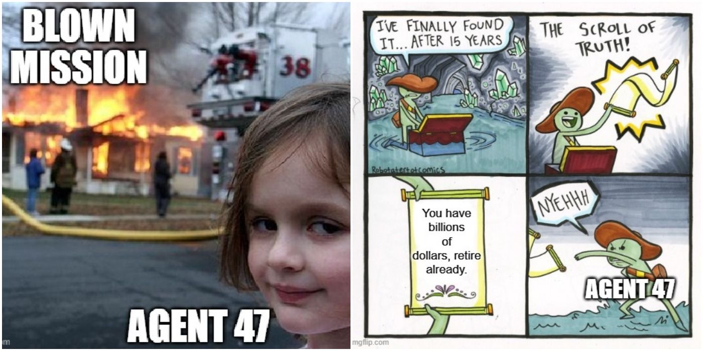 Hitman 3 Hilarious Meme Collage Blown Mission And Retirement