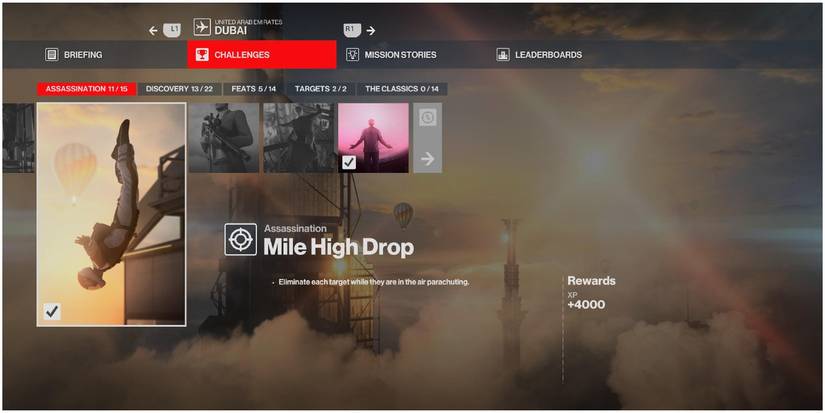 Hitman 3's mile high drop challenge in Dubai