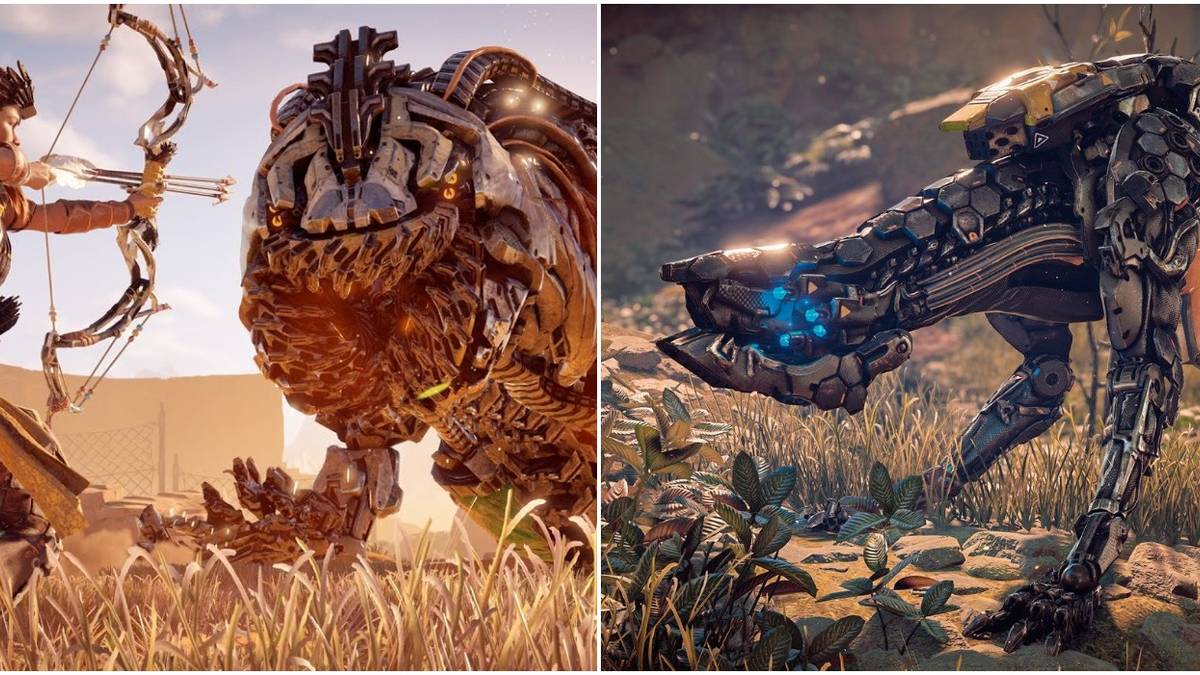 Horizon Zero Dawn Rockbreaker and Stalker