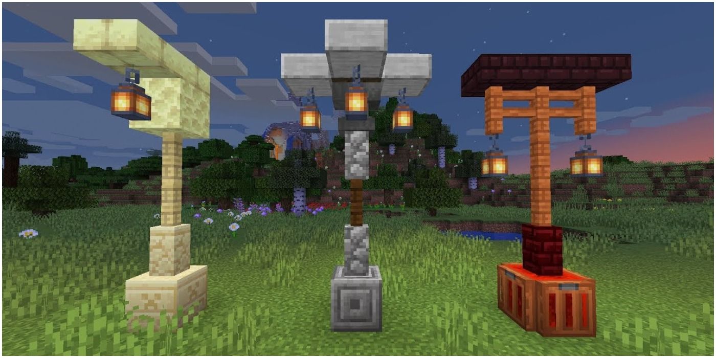 How To Make Lanterns minecraft