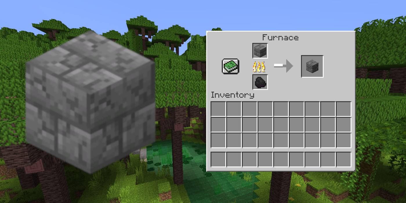 Minecraft: How to Make Stone Bricks Minecraft: How to Make Stone Bricks