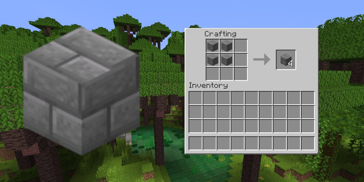 Minecraft: How to Make Stone Bricks Minecraft: How to Make Stone Bricks