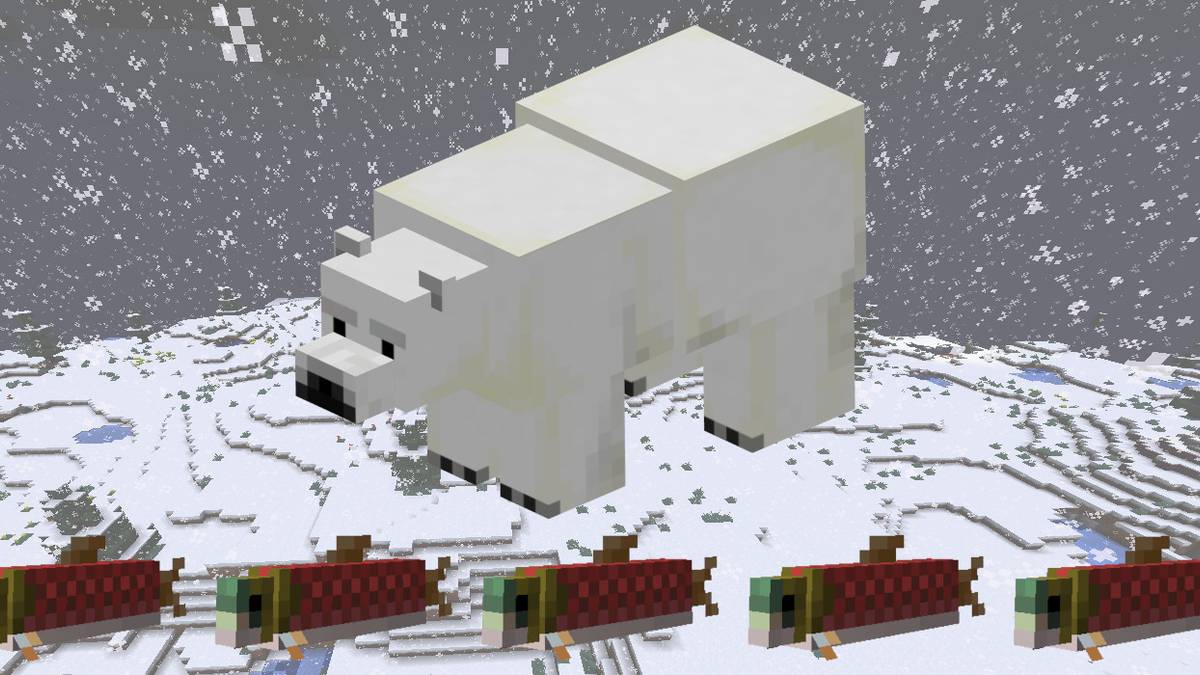 Taming Polar Bears in Minecraft