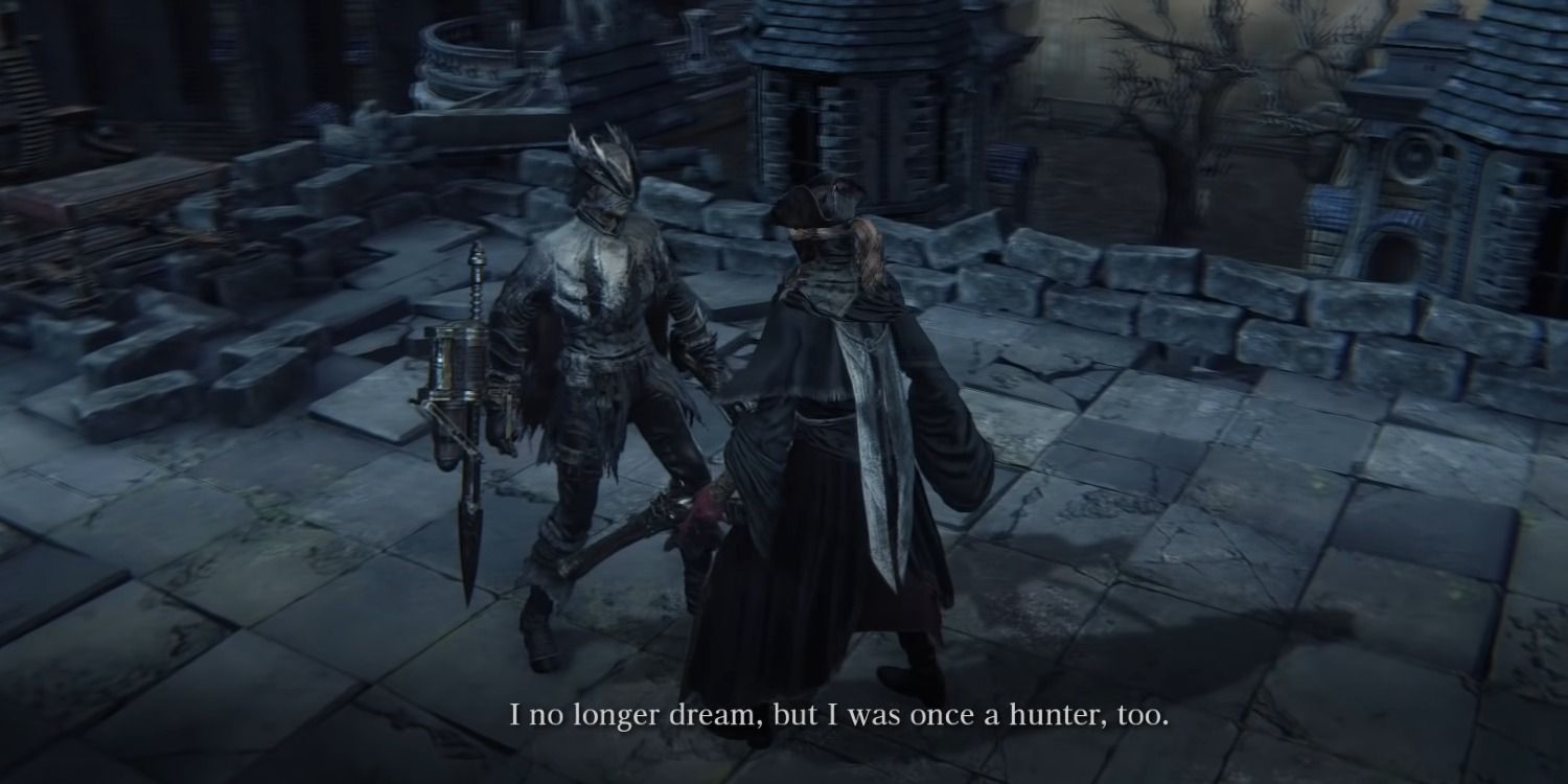 Other hunters in Bloodborne mentioning the Hunter's dream