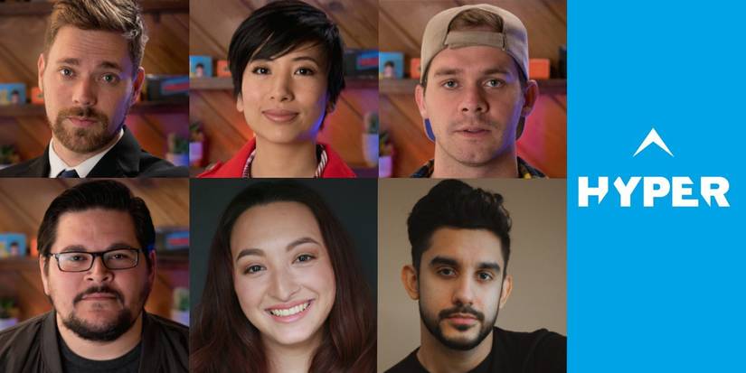 Hyper RPG cast and crew Zac Lim Eubank, Malika Lim Eubank, Lucas Eubank, Adam Hlavac, Kailey Bray, and Wesley Rodriguez