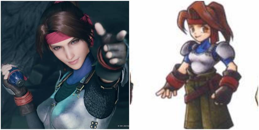 Final Fantasy 7 Jessie Rasberry Comparison