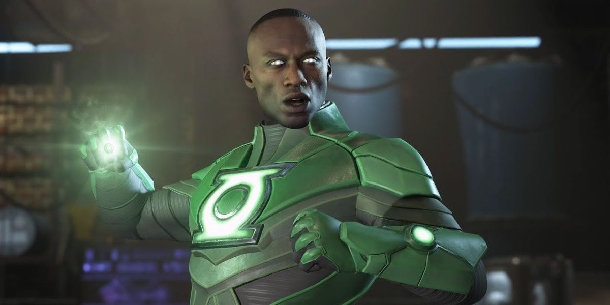 John Stewart as the Green Lantern in Injustice 2