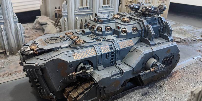 Legion Mastodon Super-Heavy Assault Transport paint by Vika Fenryka