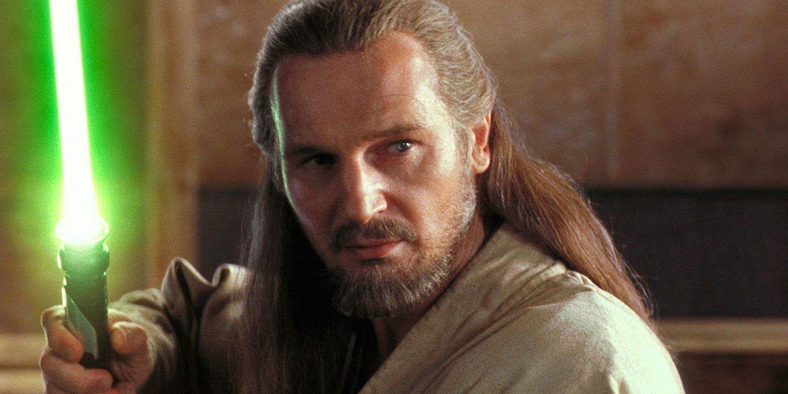 Liam Neeson as Qui-Gon Jinn