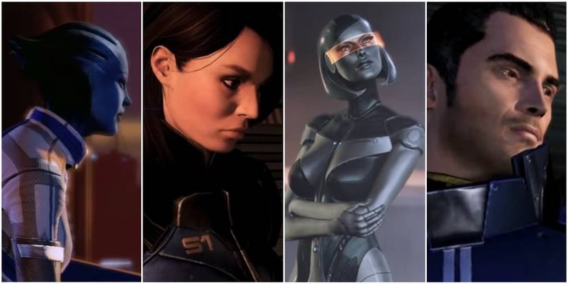 mass effect liara, kaiden, ashley and EDI