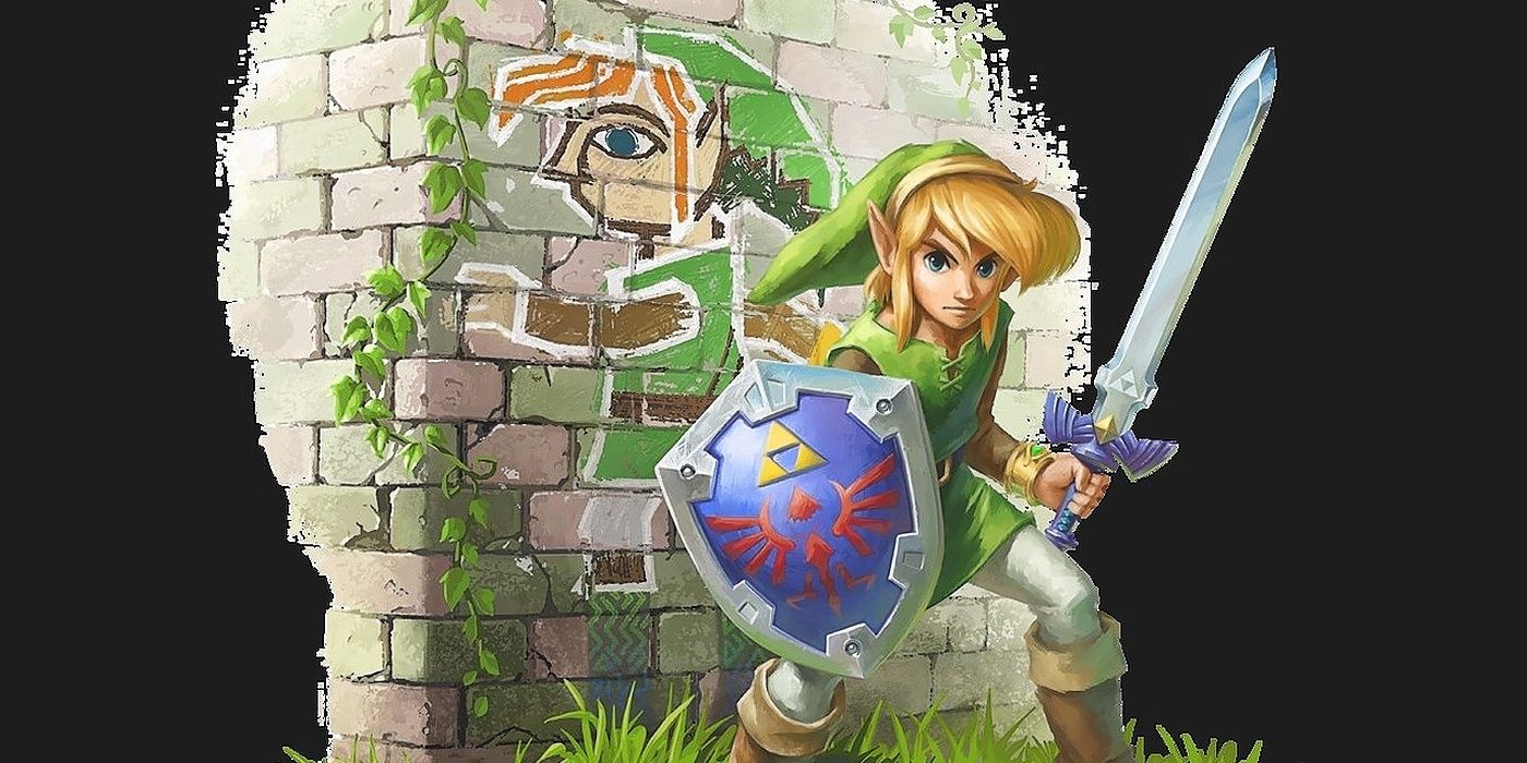Zelda Link Between Worlds Link Mural