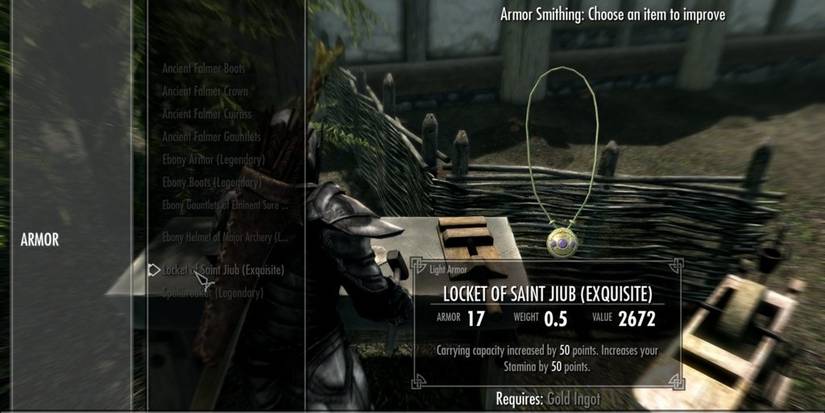 Locket Of Saint Jiub From The Elder Scrolls V Dawnguard