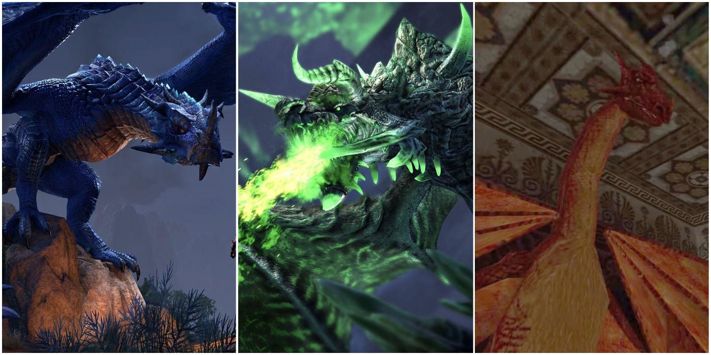 Dragons From The Elder Scrolls Lore