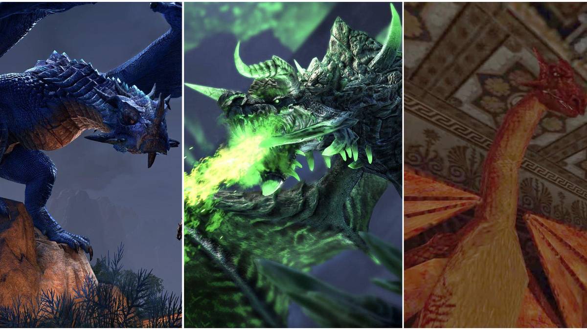 Dragons From The Elder Scrolls Lore