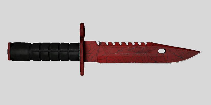 M9 Bayonet With Crimson Web Skin