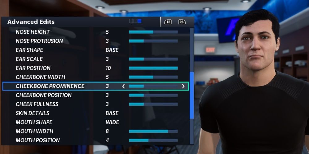 Madden NFL 21 Character Creation Screen In Face Of The Franchise