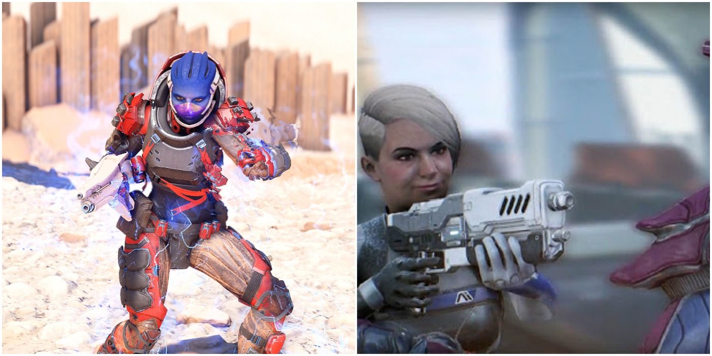 Mass Effect Andromeda Shotguns Collage Pariah And Cora
