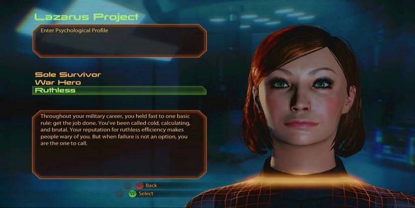 Mass Effect 2 Character Background Check Three Choices