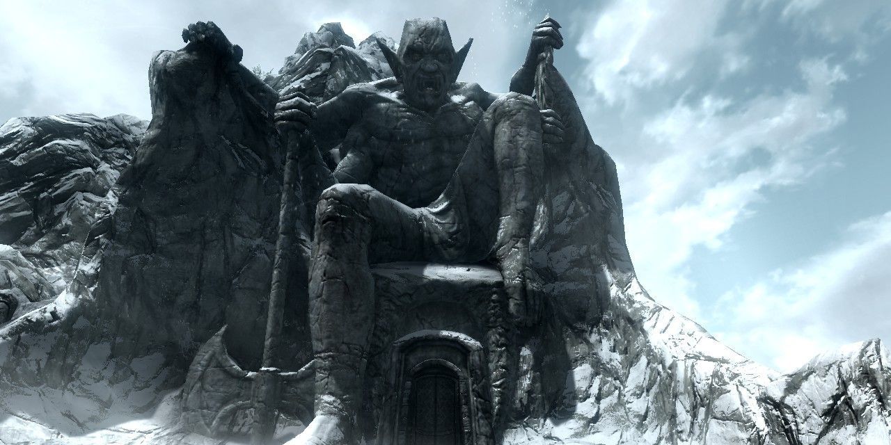 Статуя Мерунеса Дагона из The Elder Scrolls V Skyrim