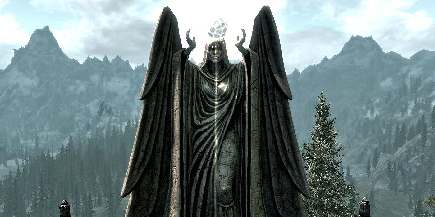 Статуя Меридии из The Elder Scrolls V Skyrim
