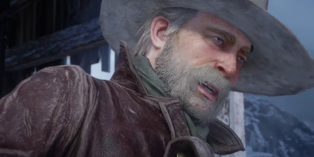 Micah in the epilogue of Red Dead Redemption 2