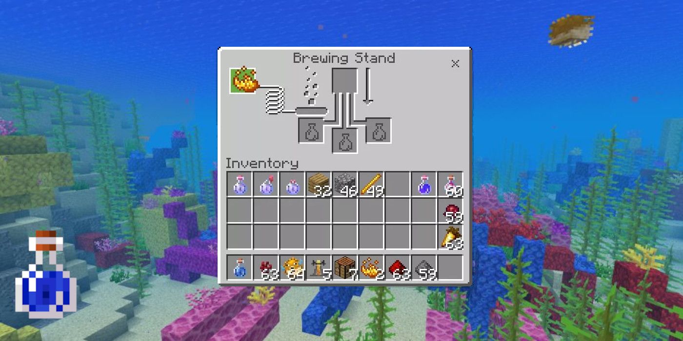 How to craft Potion of Water Breathing in Minecraft