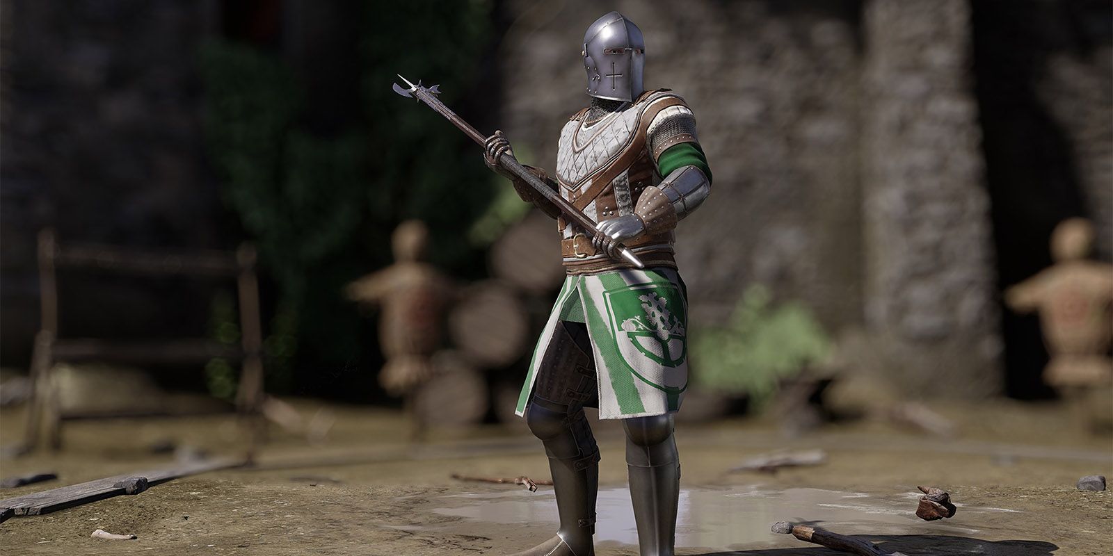 Mordhau Poleaxe Weilding Knight