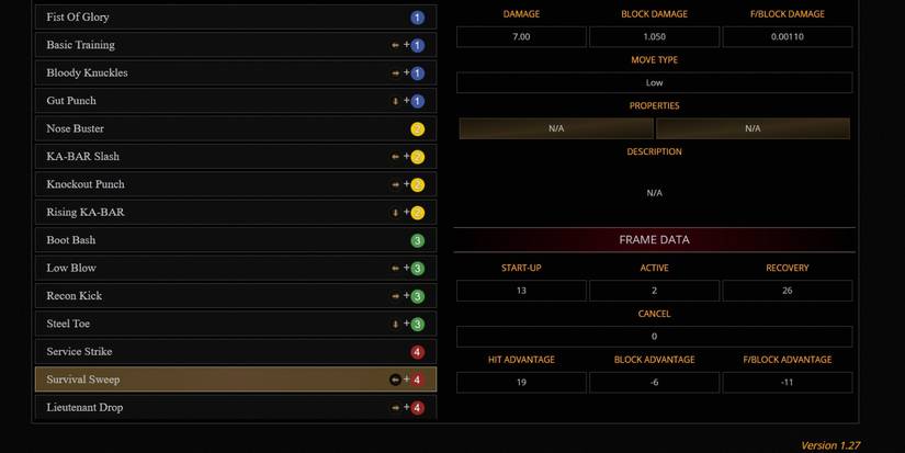 Mortal Kombat 11 Simple Move List For All Characters