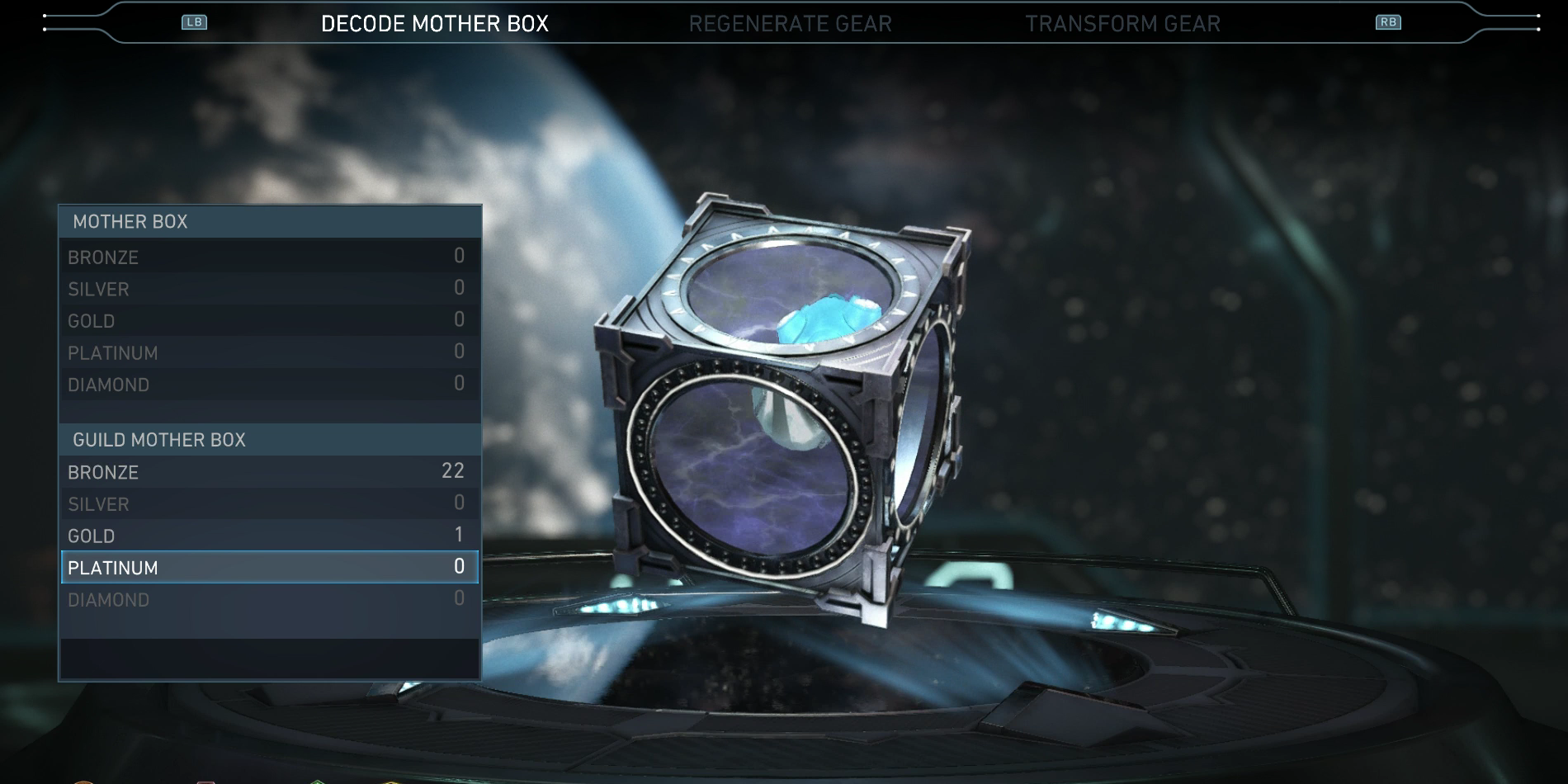 Gear randomly comes in Mother Boxes in Injustice 2