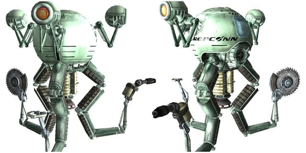 The Mister Handy as it appears in New Vegas