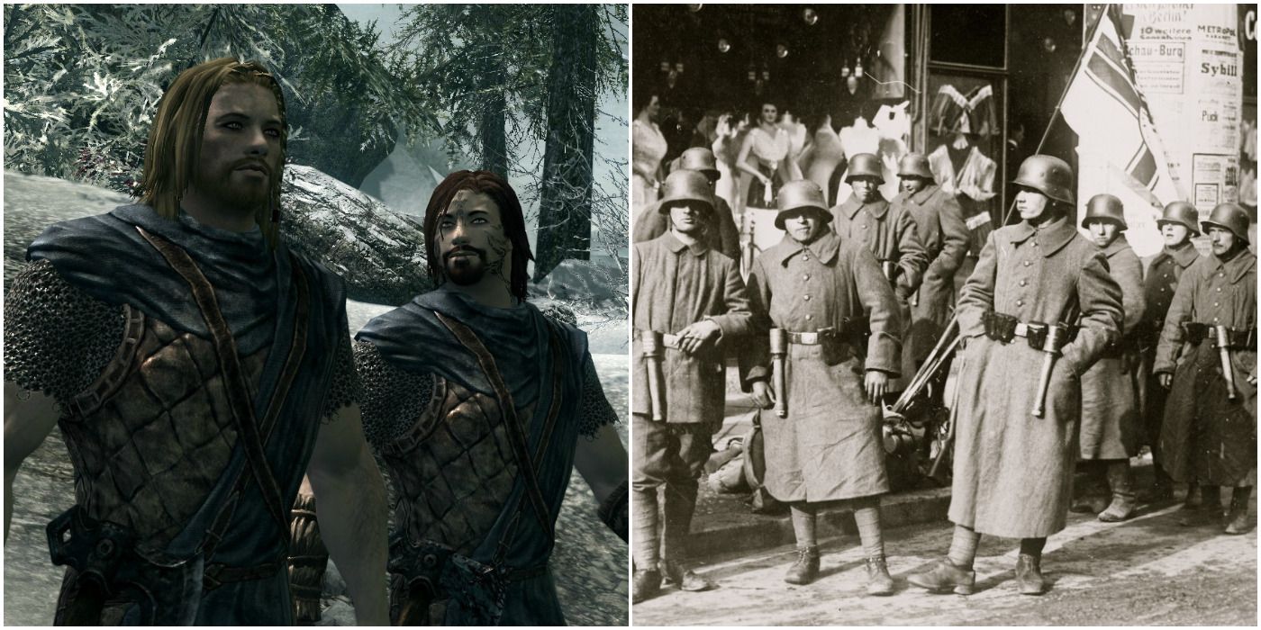 Nords From The Elder Scrolls V Skyrim & German Soldiers