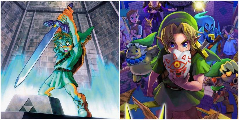 Ocarina of Time and Majora's Mask Link
