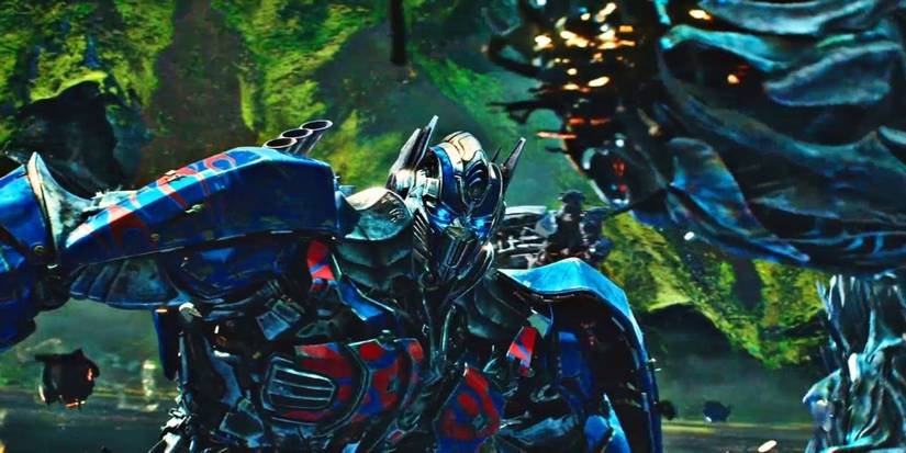 Optimus after defeating infernocus