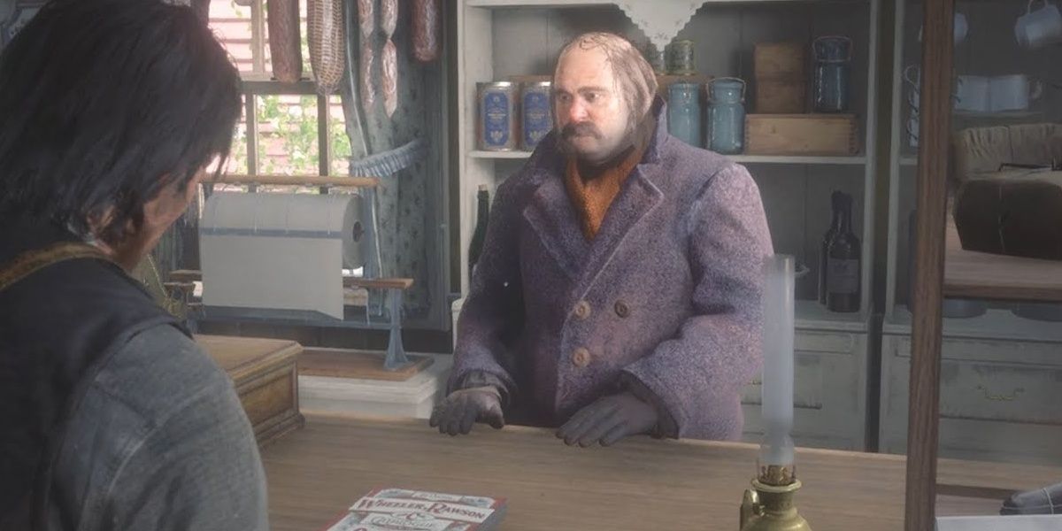 Pearson runs a shop in Red Dead Redemption 2