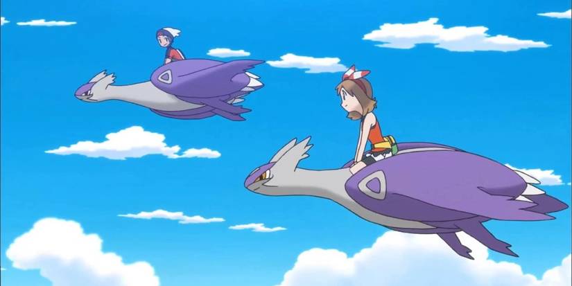 Pokemon Anime Mega Latias and Mega Latios Brendan May