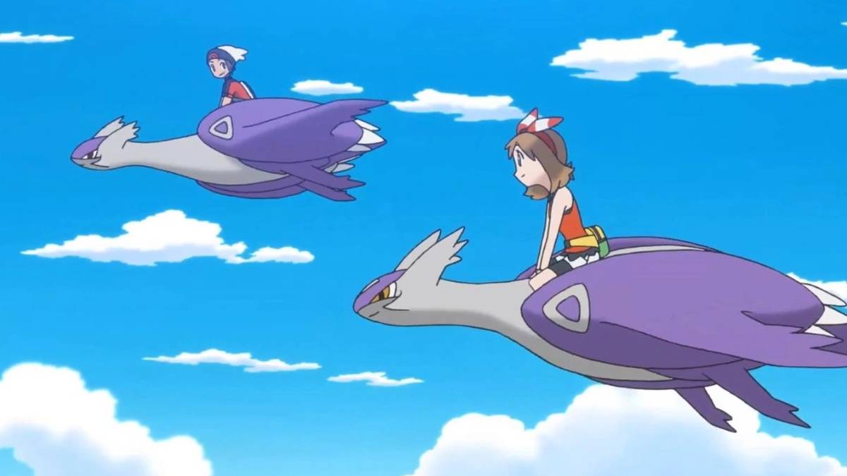 Pokemon Anime Mega Latias and Mega Latios Brendan May