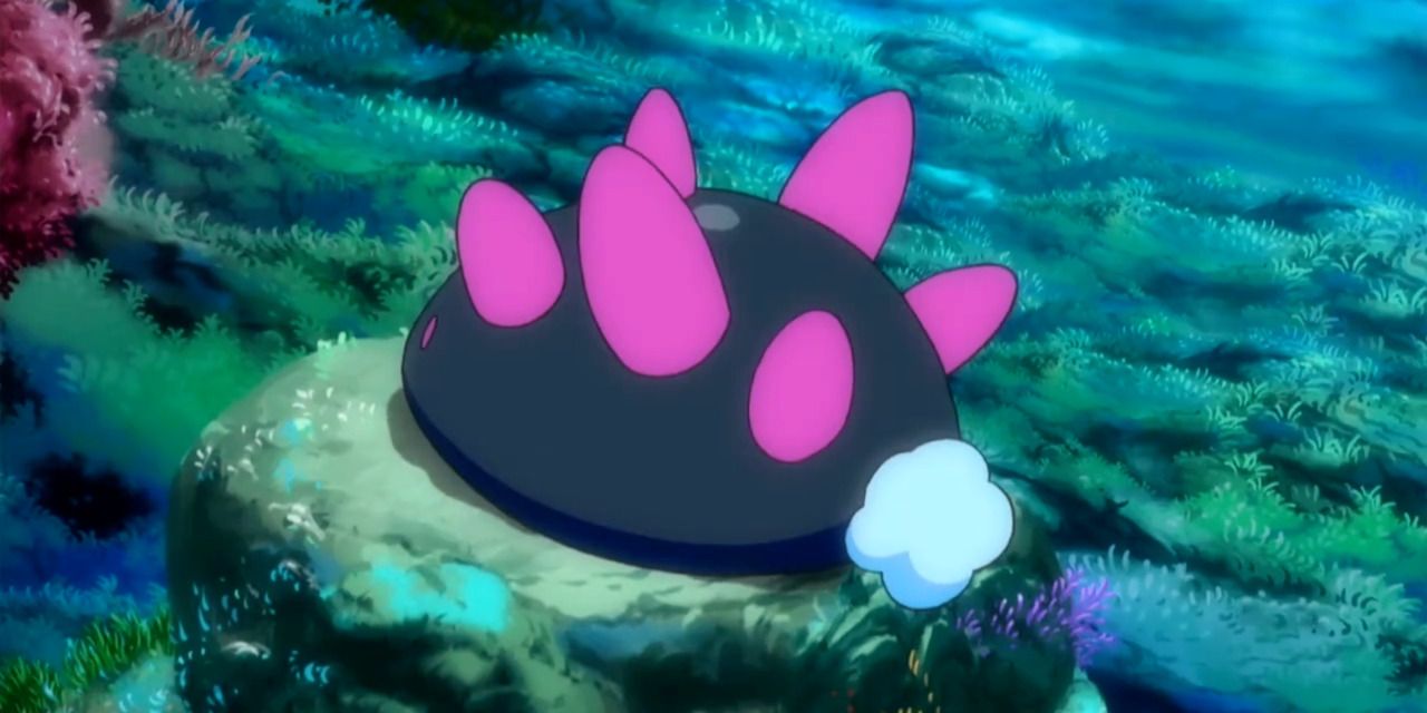 Pokemon Anime Pyukumuku Underwater