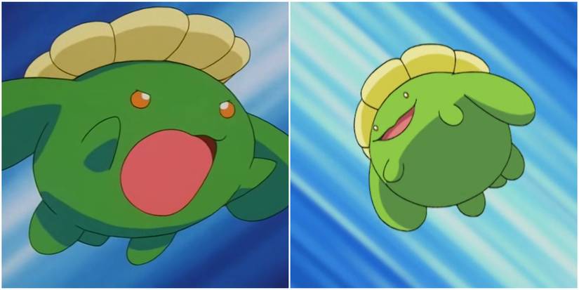 Pokemon Anime Skiploom Flying Into Battle