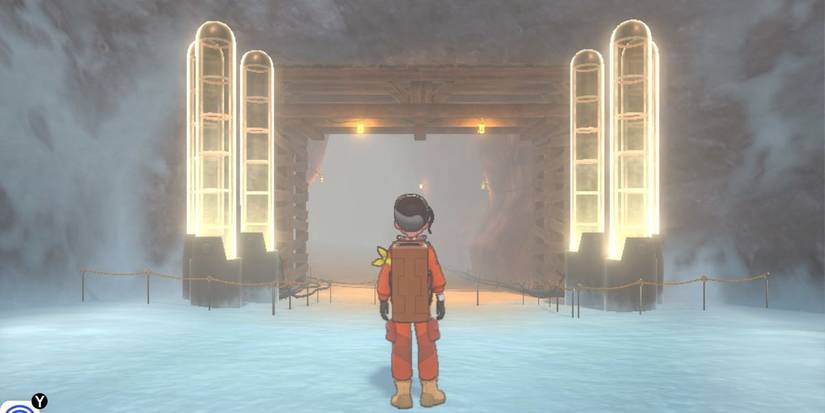 Pokemon Sword Shield Crown Tundra Max Lair entrance