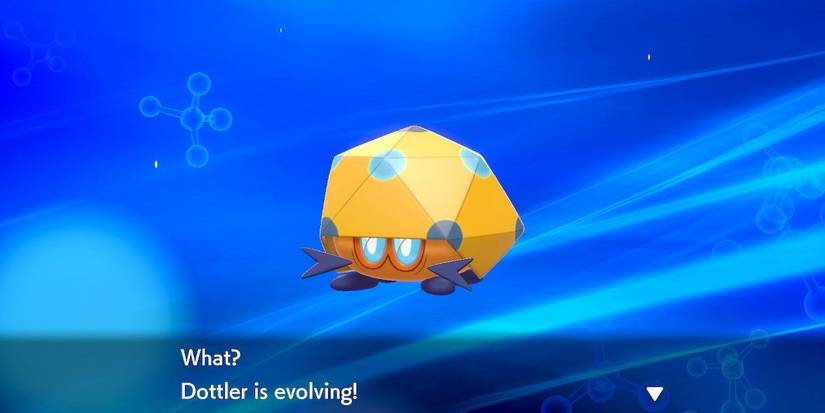 Pokemon Sword and Shield Dottler Evolving