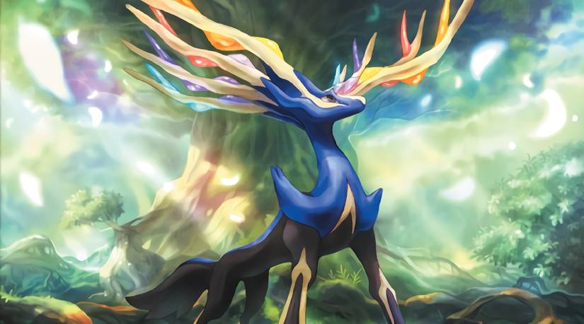 Pokemon TCG Xerneas Card Art 2