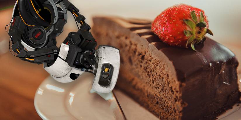 Portal Gladdos Chocolate Cake