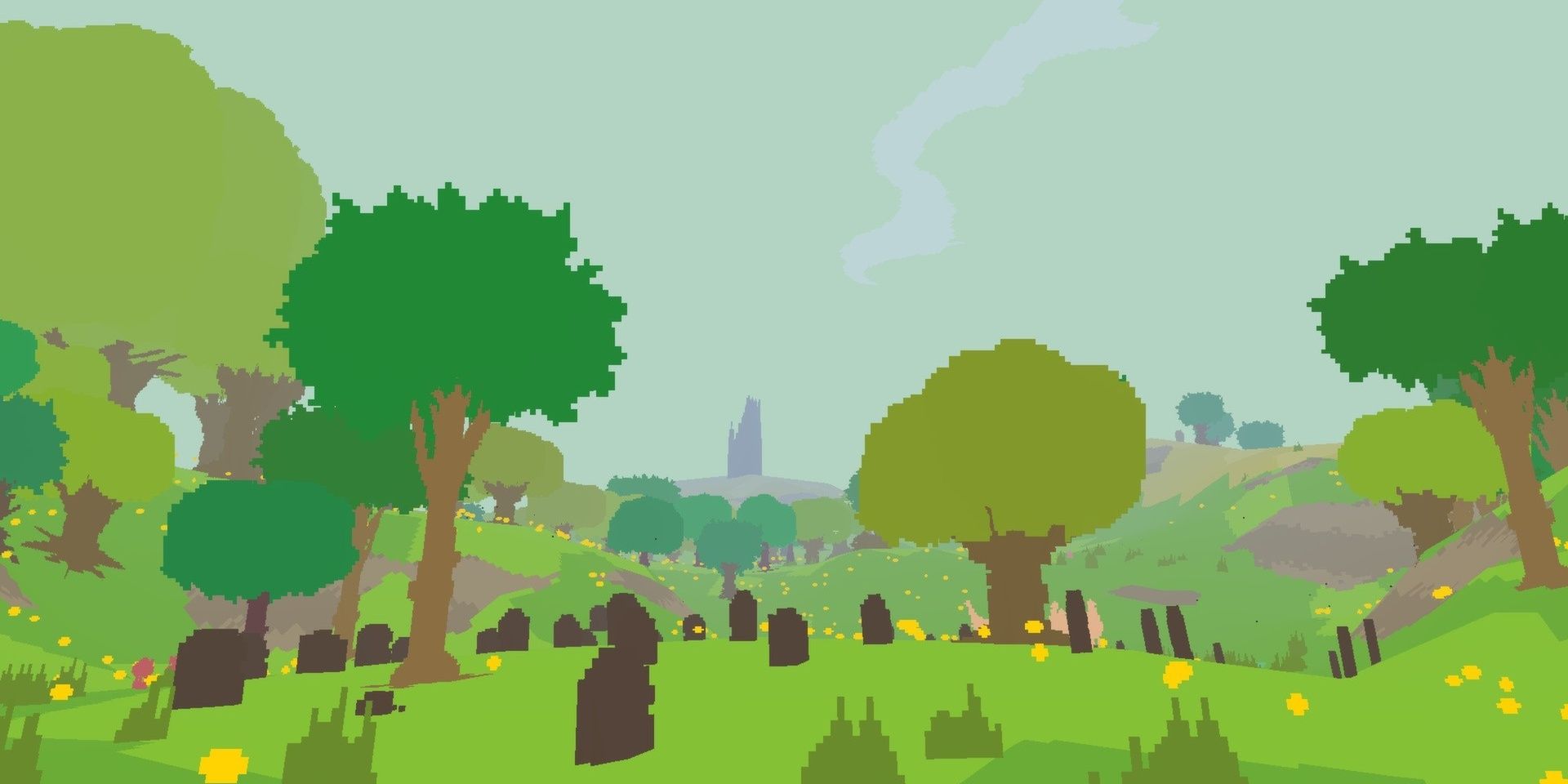 The trees of spring in Proteus
