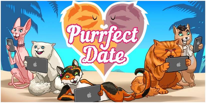 The title art for Purrfect Date